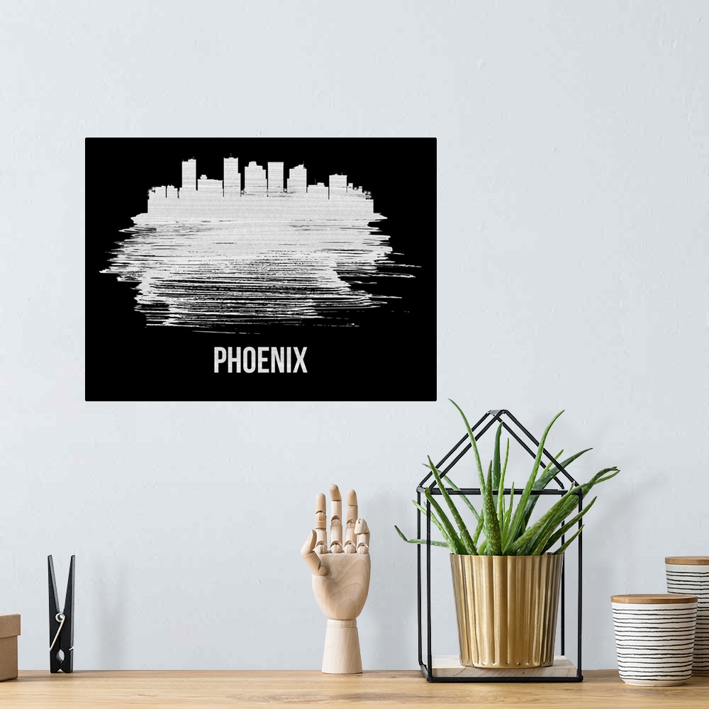 A bohemian room featuring Phoenix Skyline