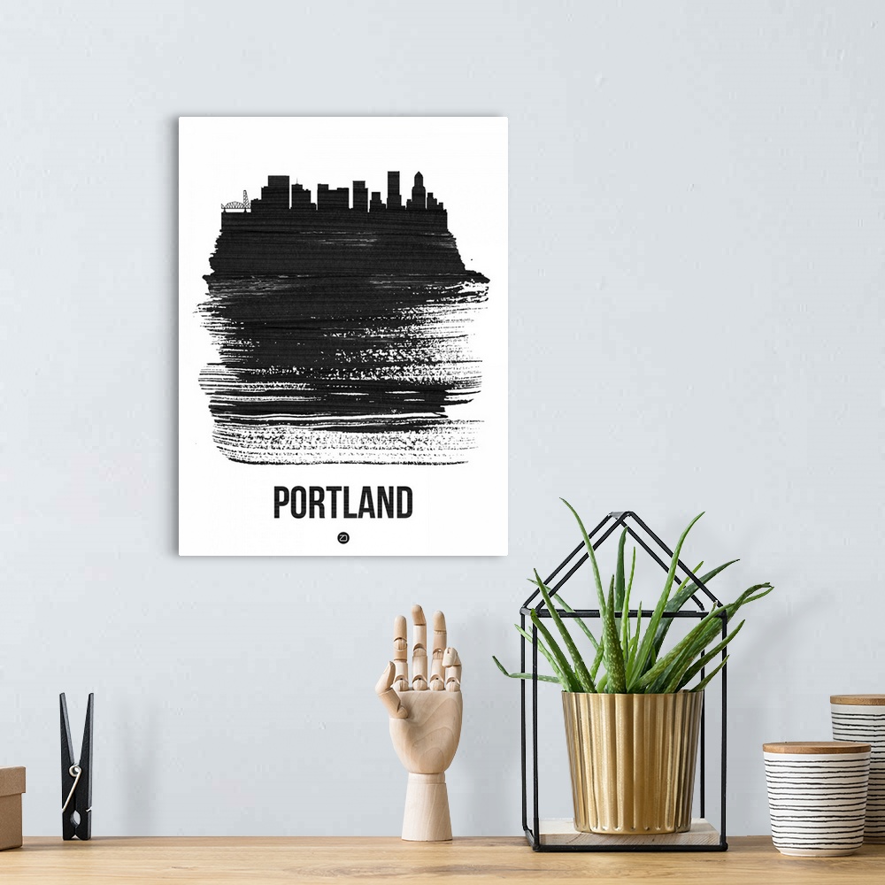 A bohemian room featuring Portland Skyline