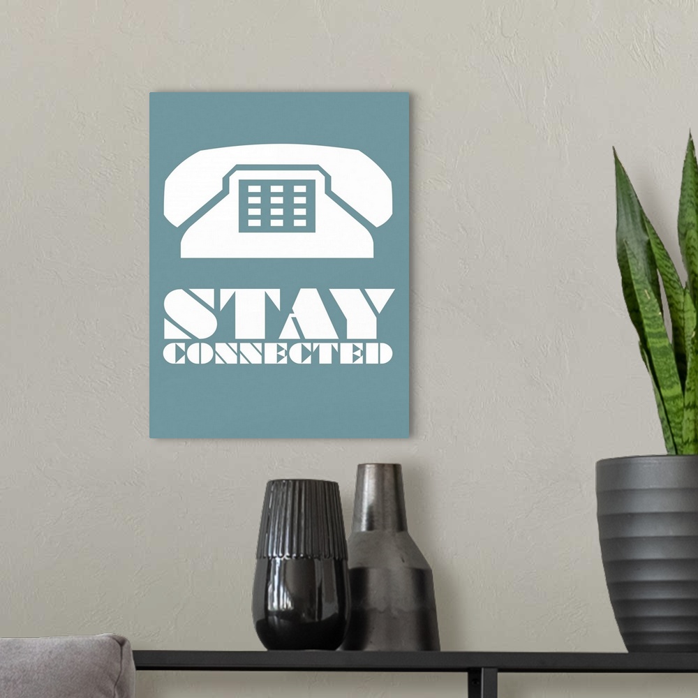 A modern room featuring Stay Connected IV