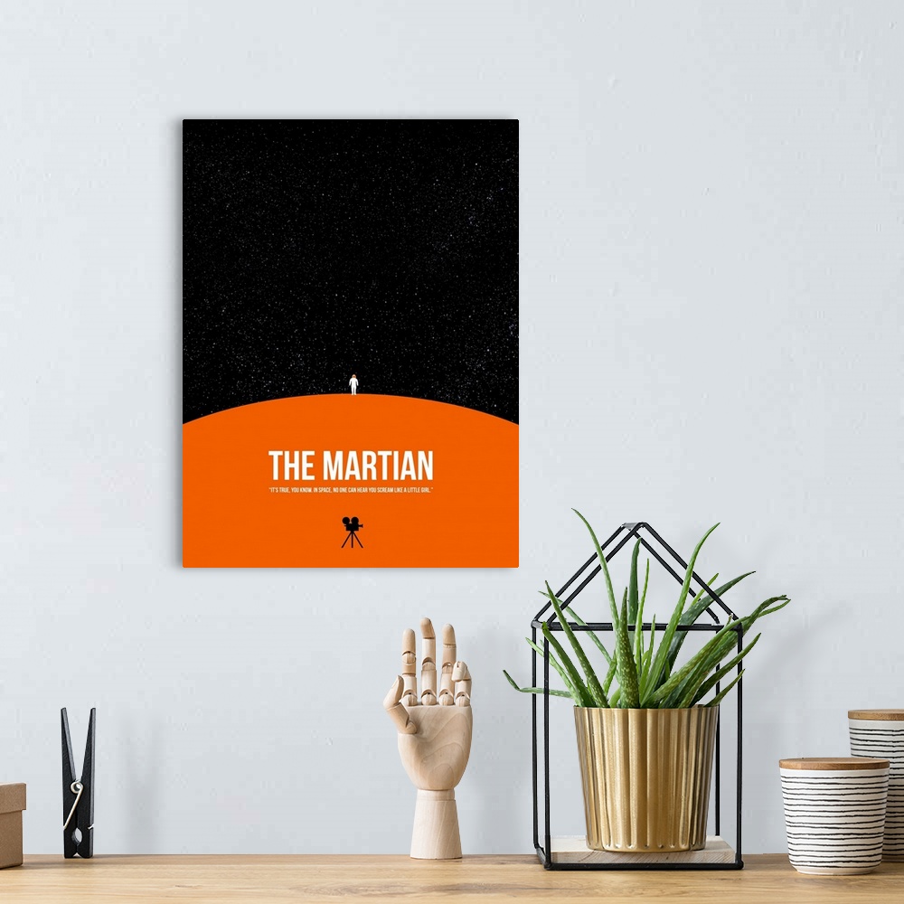 A bohemian room featuring The Martian