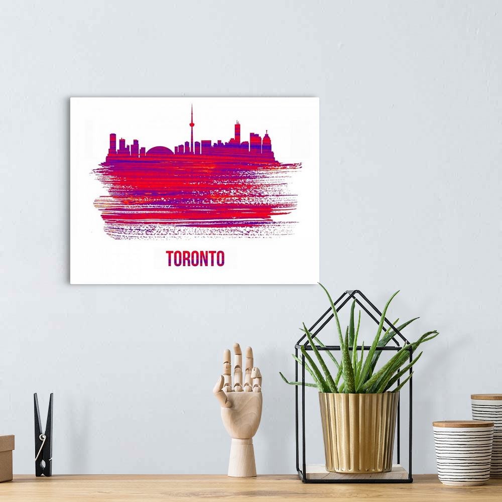 A bohemian room featuring Toronto Skyline
