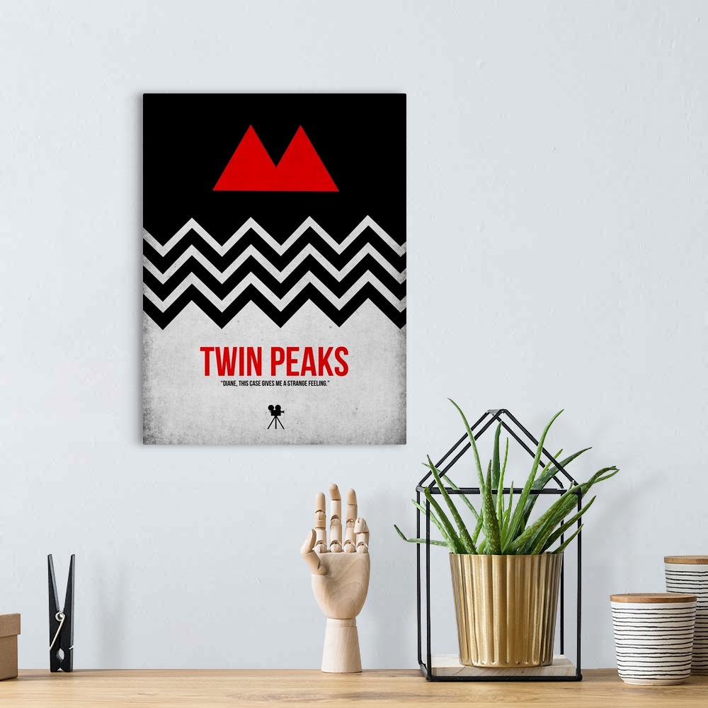 A bohemian room featuring Twin Peaks