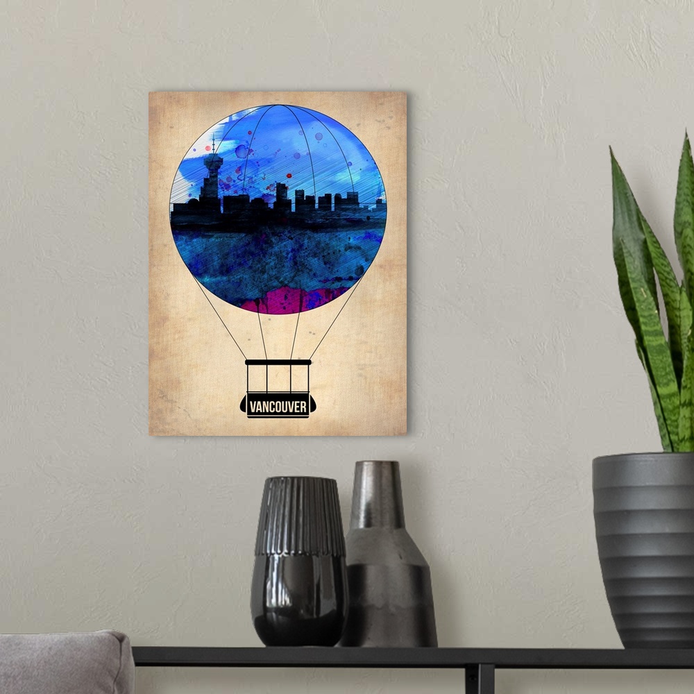 A modern room featuring Vancouver Air Balloon