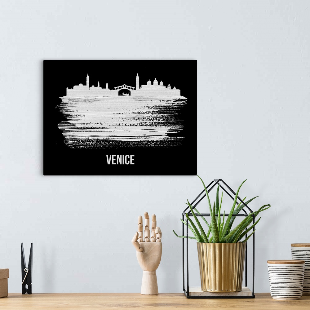 A bohemian room featuring Venice Skyline