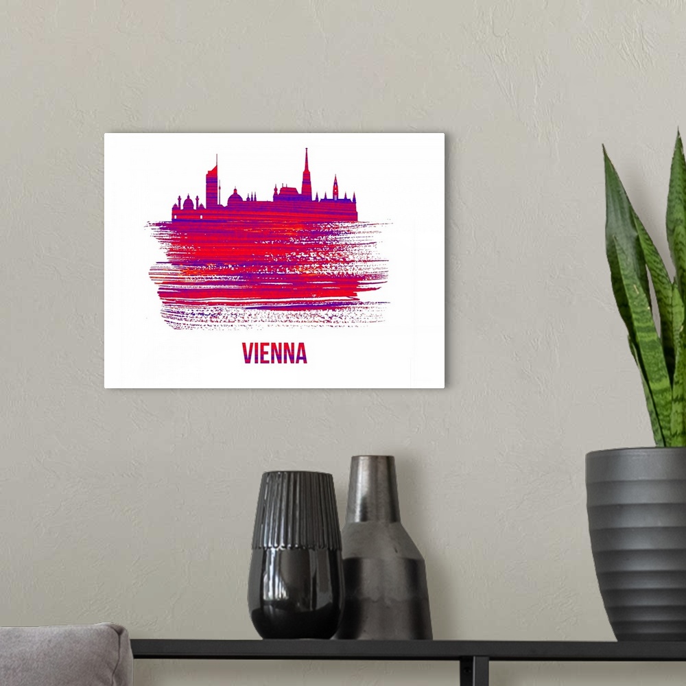 A modern room featuring Vienna Skyline