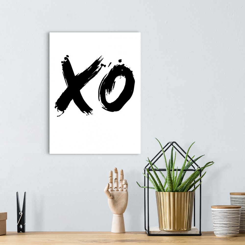 A bohemian room featuring XO Poster White