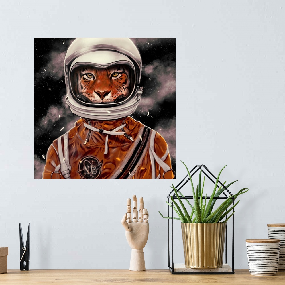 A bohemian room featuring Astro Tiger
