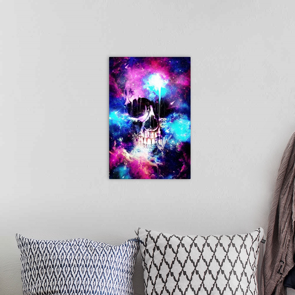 A bohemian room featuring Space Skull I