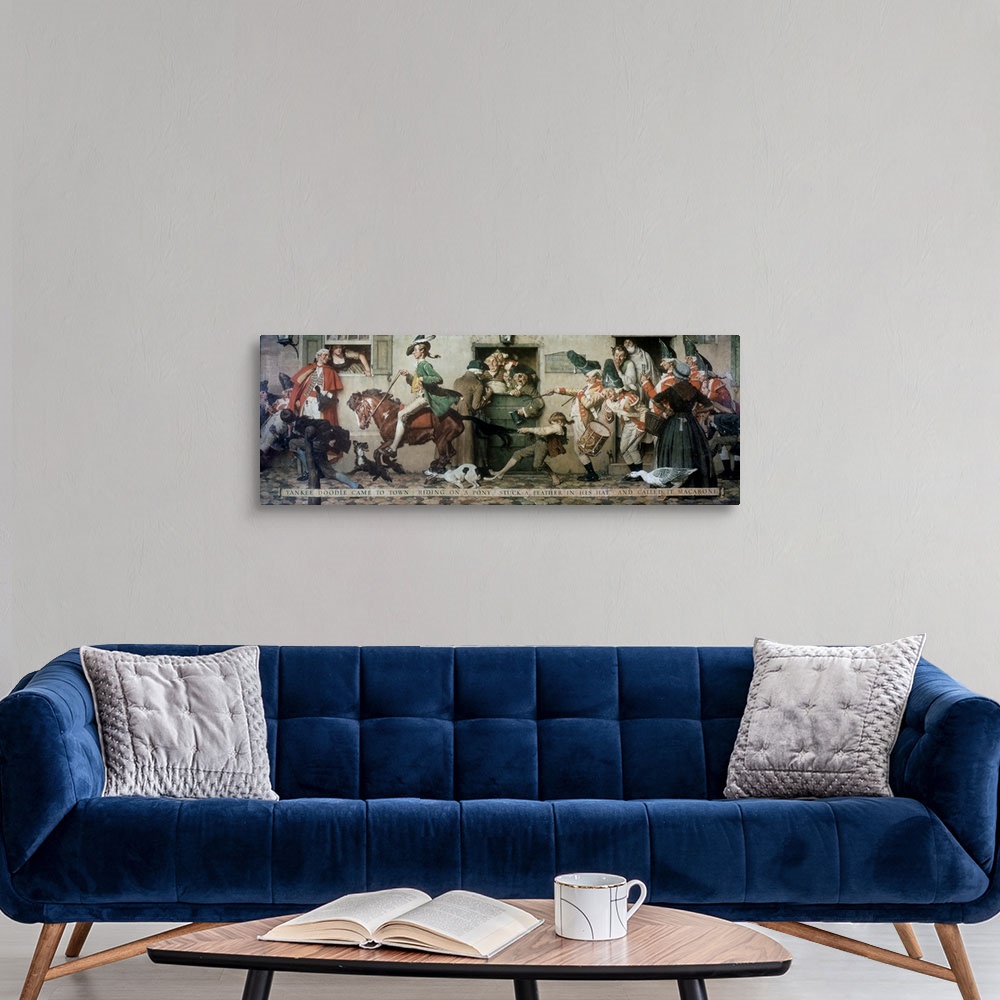 A modern room featuring Norman Rockwell's paintings and illustrations are popular for their reflection of American cultur...