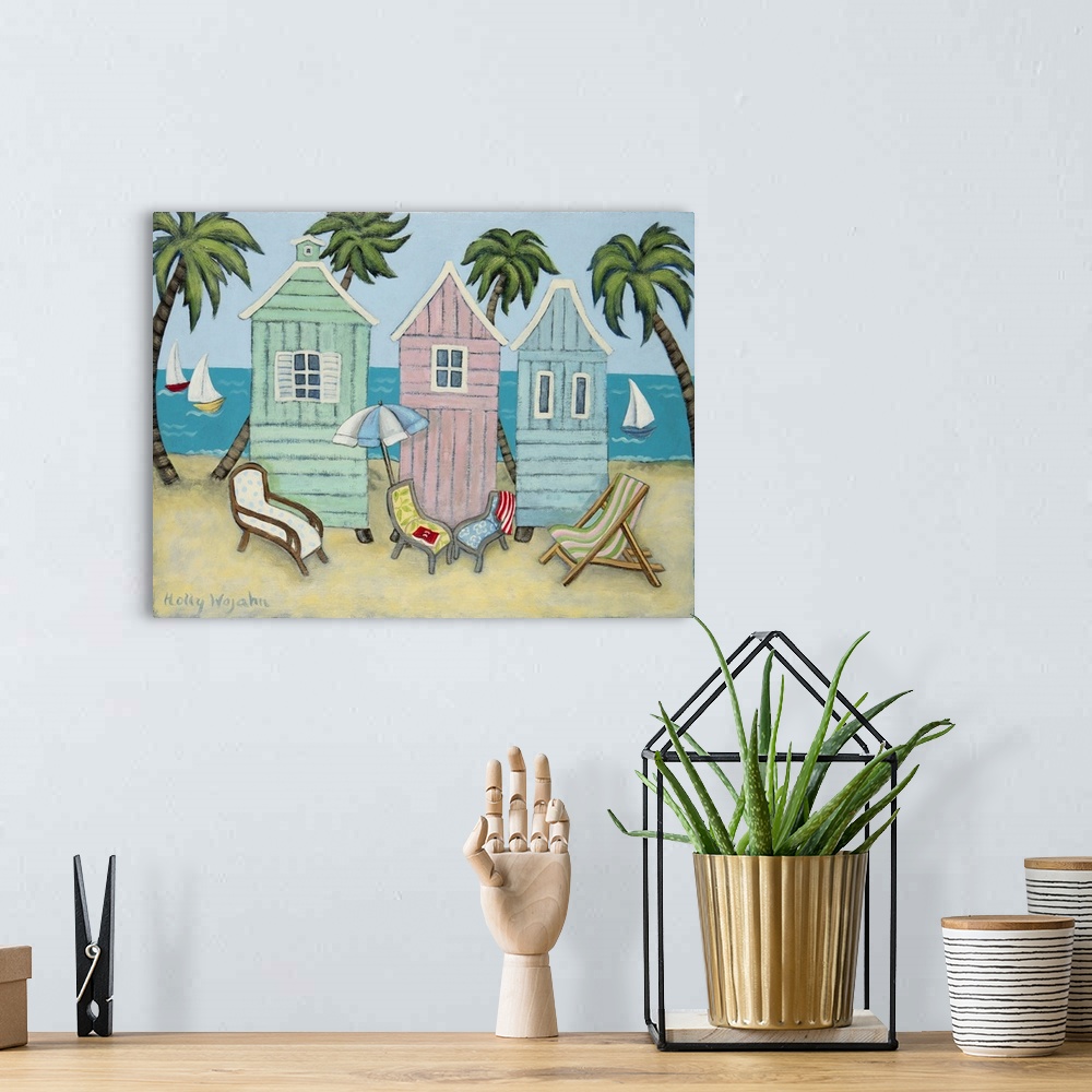 A bohemian room featuring At the Beach I
