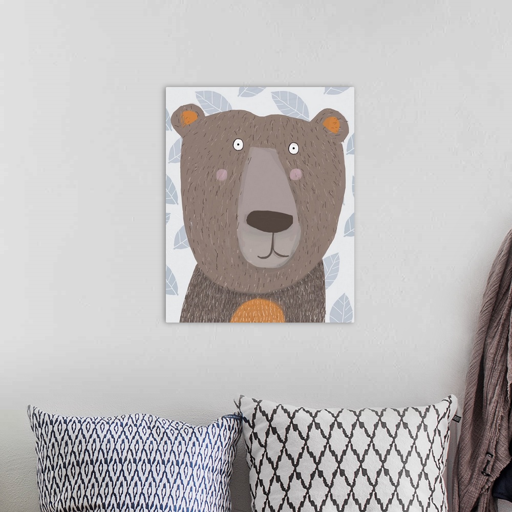 A bohemian room featuring Bear