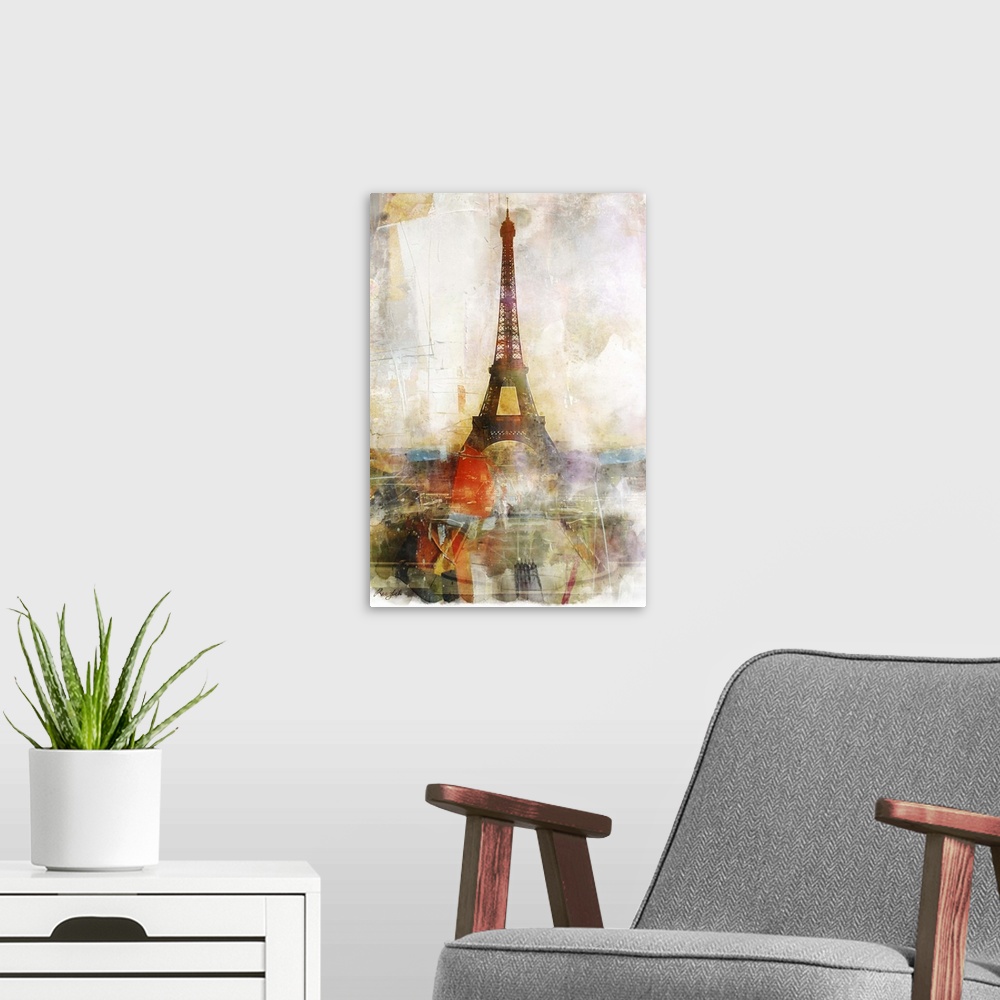 A modern room featuring Beautiful Paris