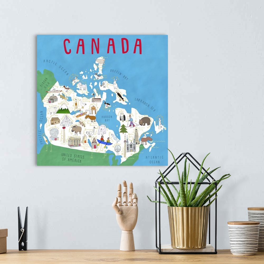 A bohemian room featuring Canada