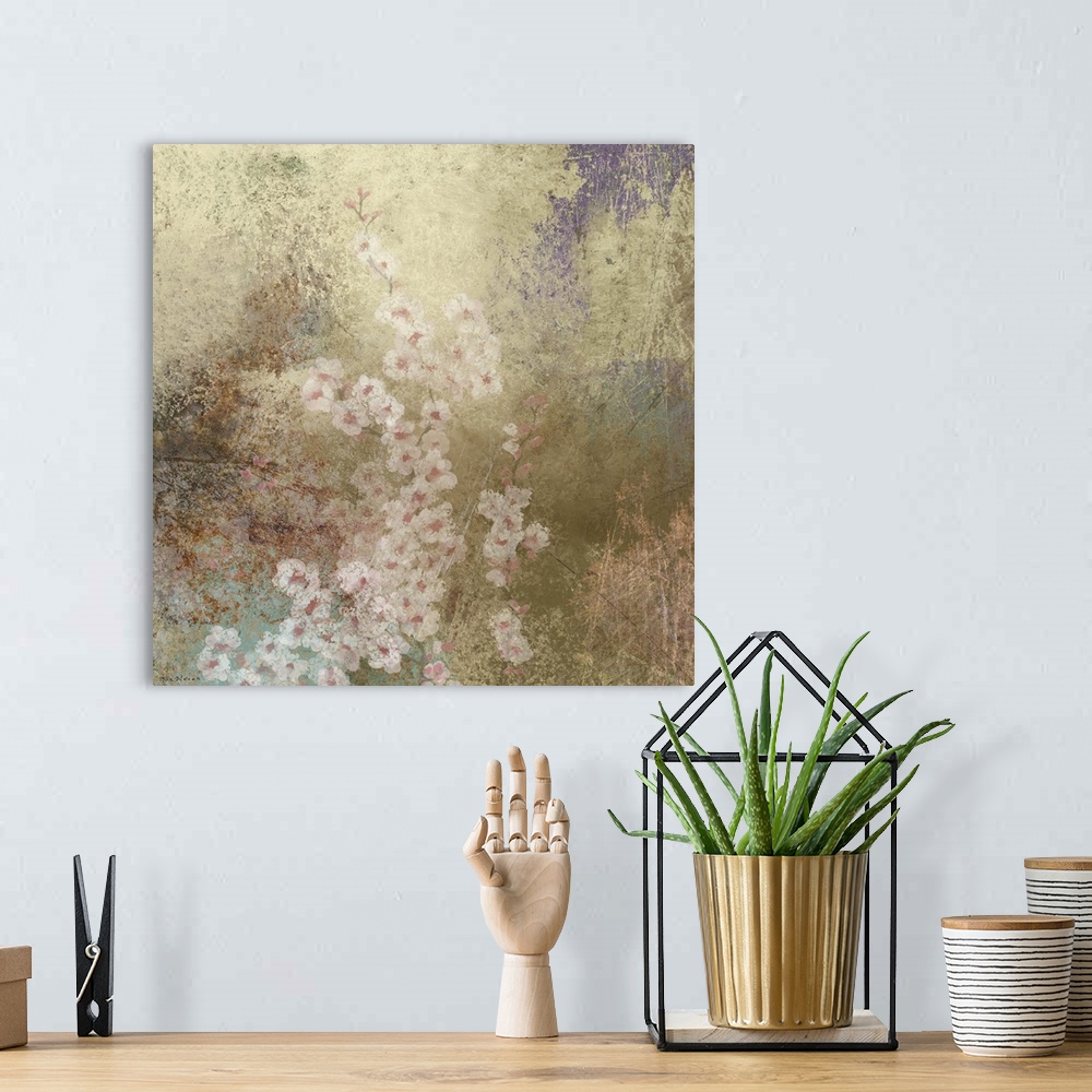 A bohemian room featuring Cherry Blossoms I