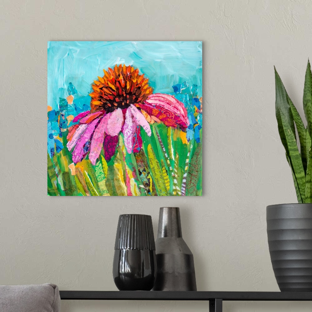 A modern room featuring Coneflower