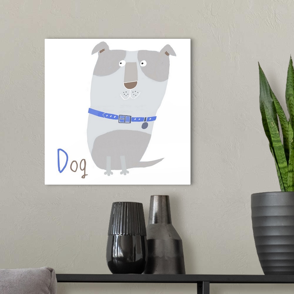 A modern room featuring D for Dog