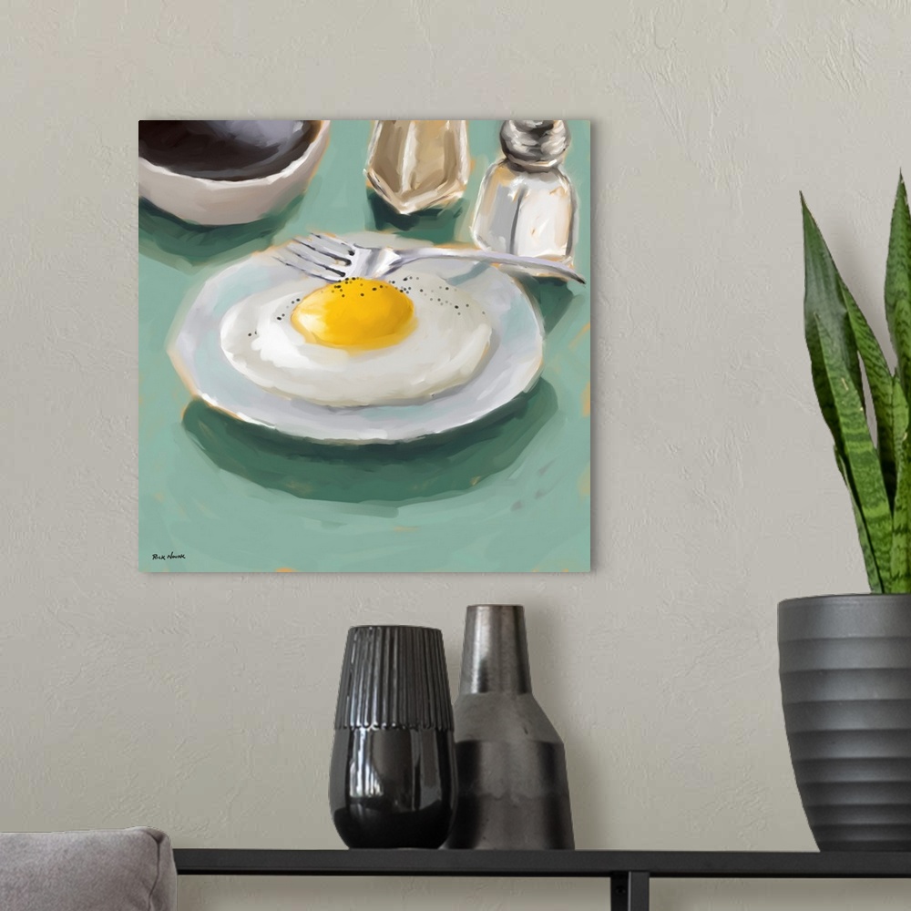 A modern room featuring Eggs 1