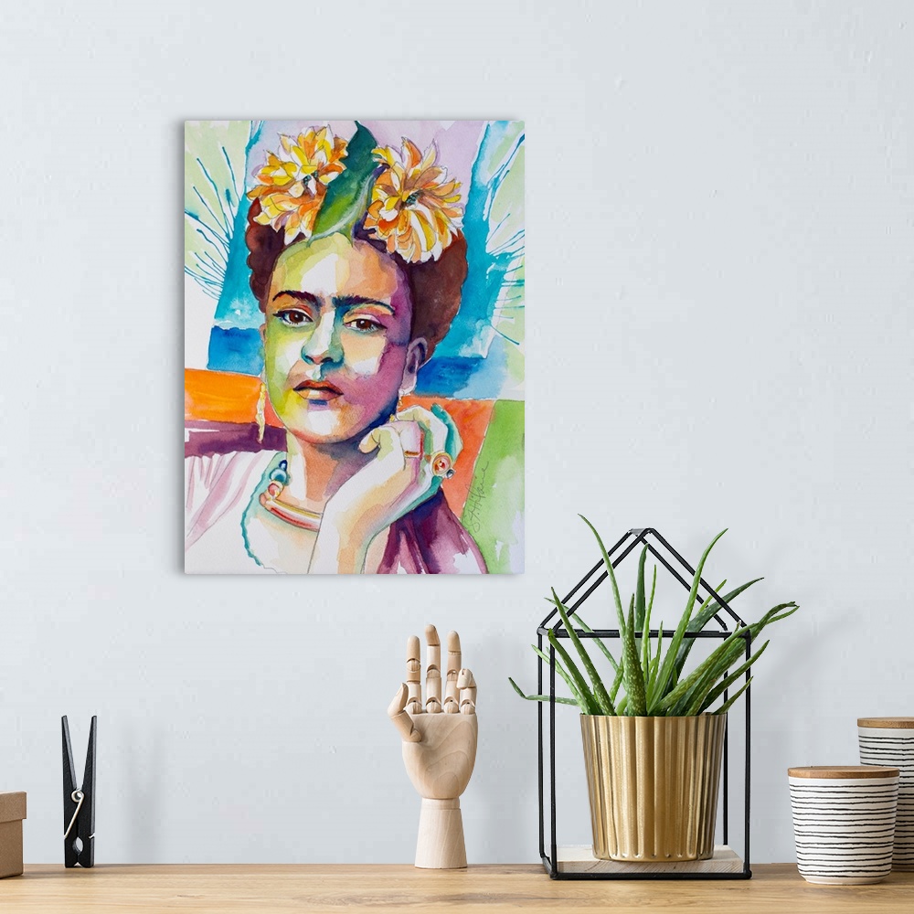 A bohemian room featuring Frida With Mums