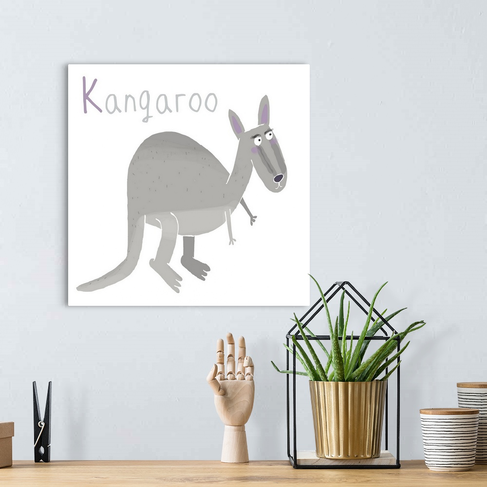 A bohemian room featuring K for Kangaroo