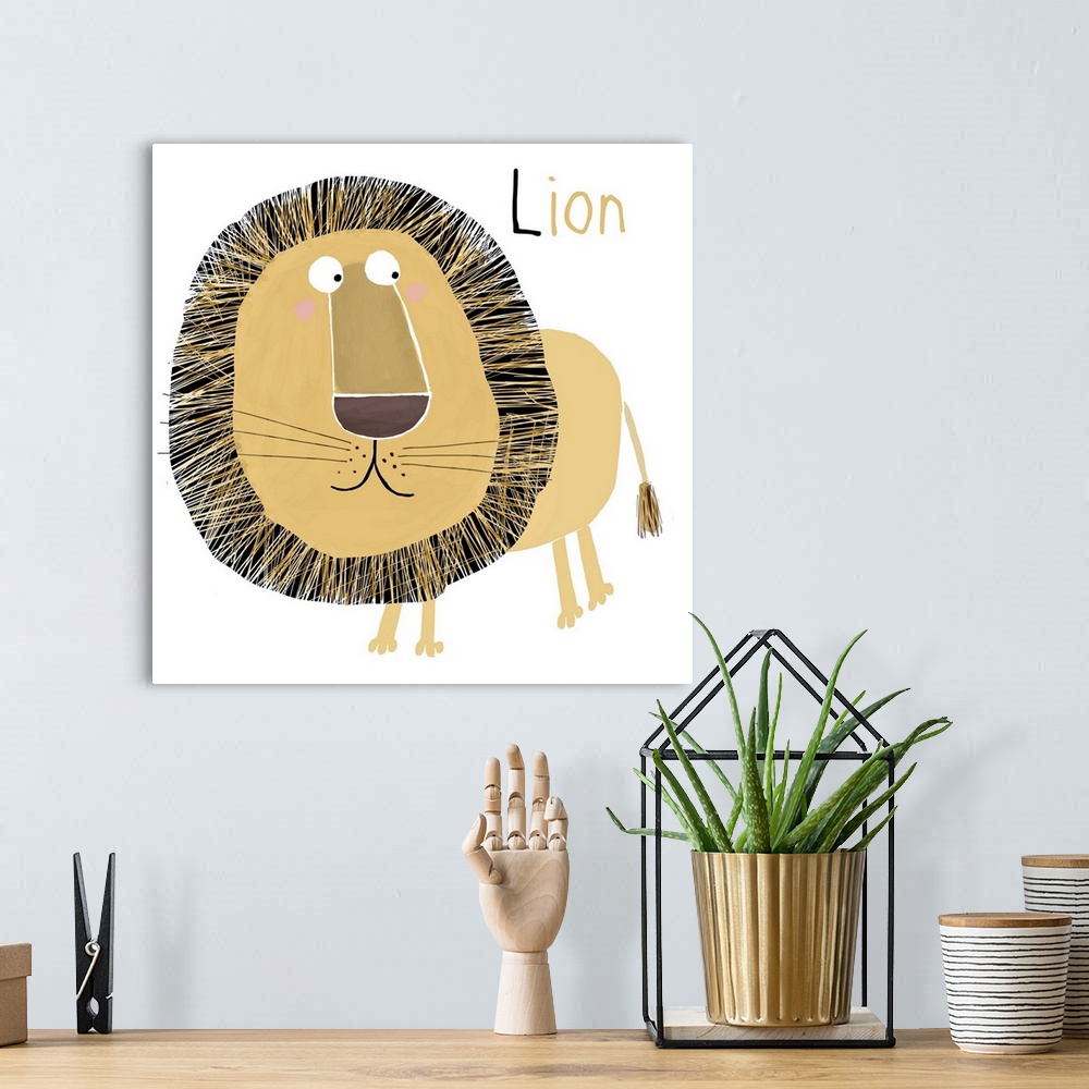 A bohemian room featuring L for Lion