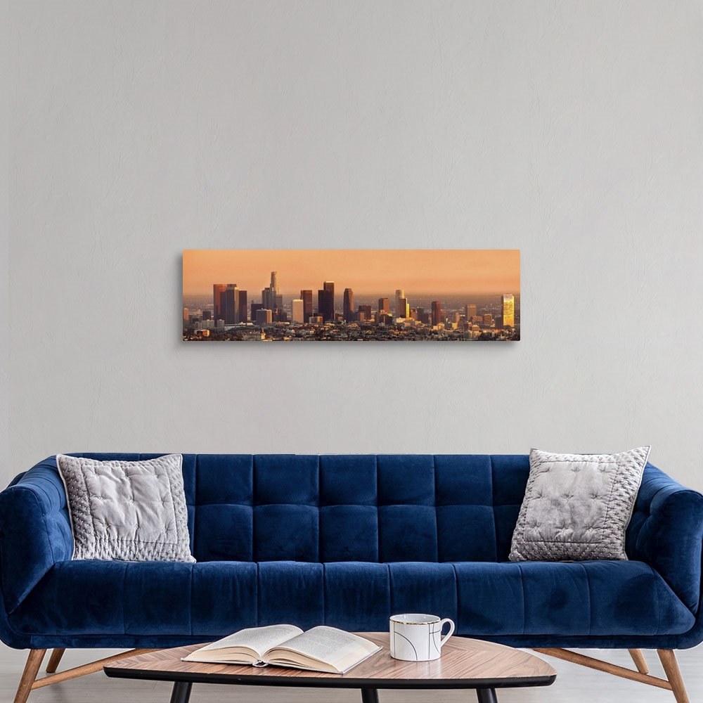 A modern room featuring Los Angeles Sunset A