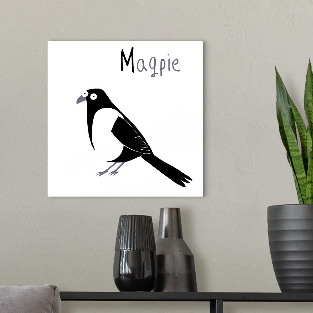 A modern room featuring M for Magpie
