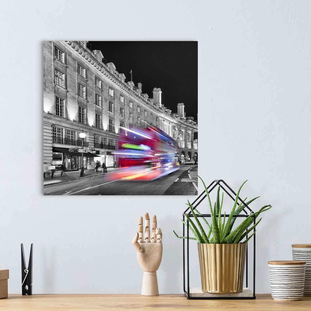 A bohemian room featuring Piccadilly Circle Bus Blur