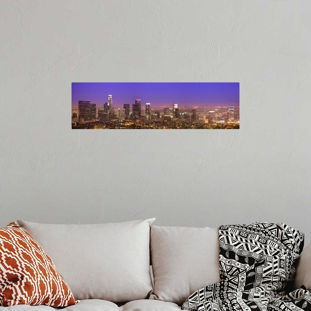 A bohemian room featuring Purple LA Sunset