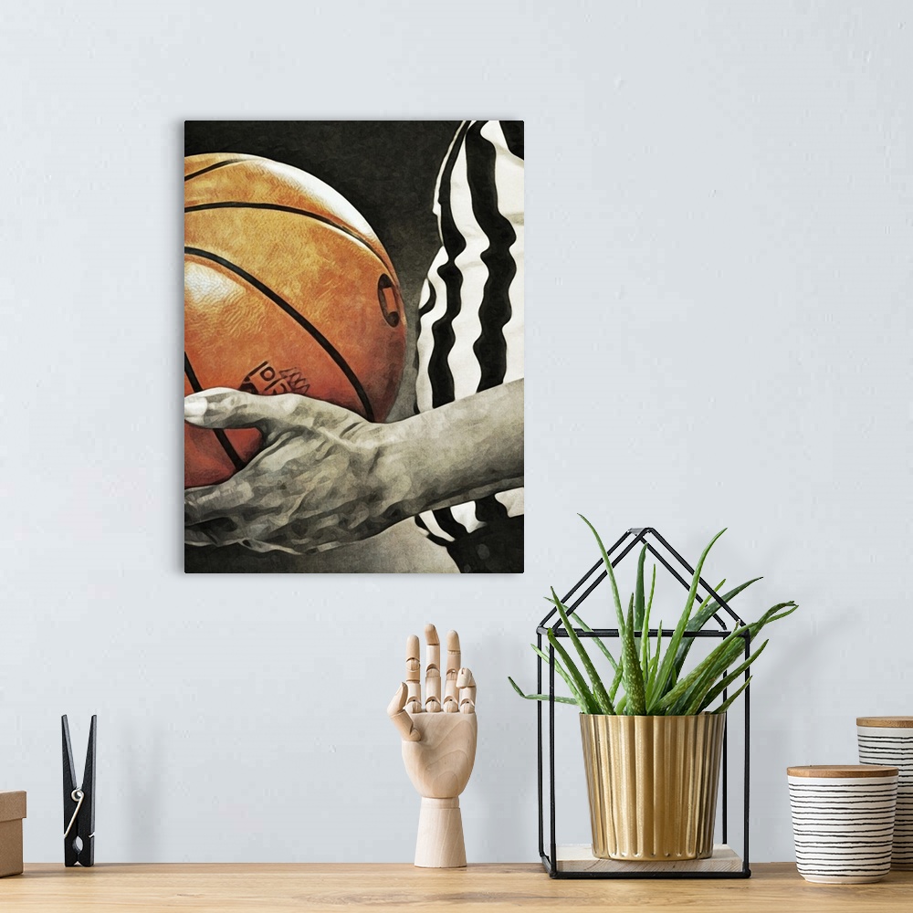 A bohemian room featuring Referee Of The Basketball