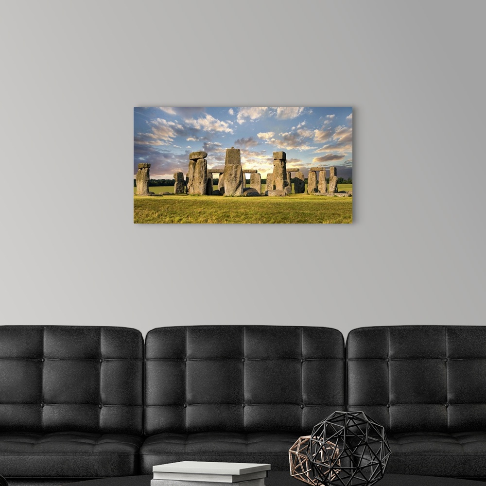 A modern room featuring Stonehenge Day