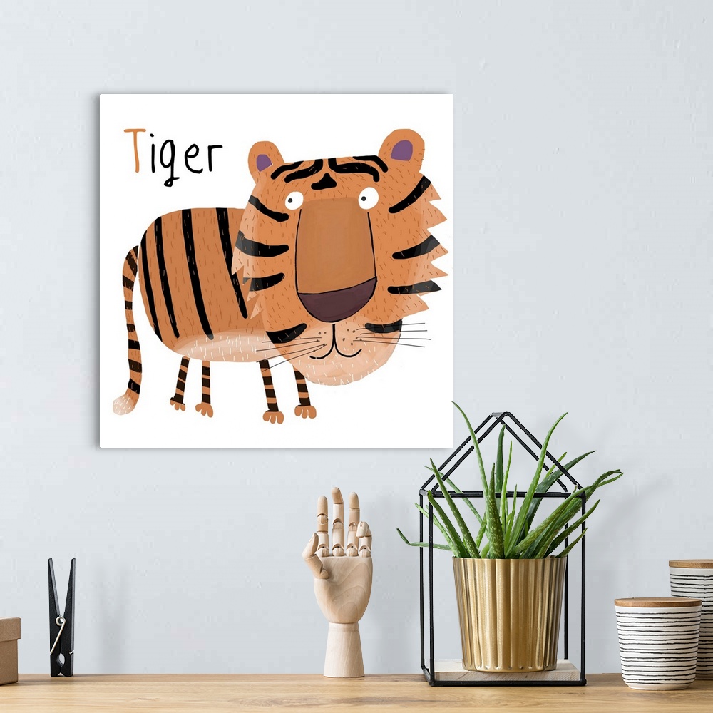 A bohemian room featuring T for Tiger