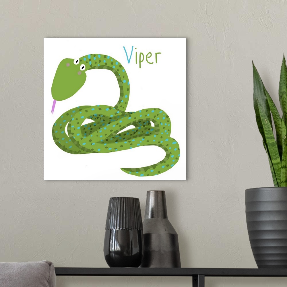 A modern room featuring V for Viper