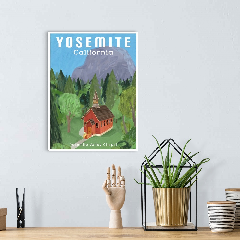 A bohemian room featuring Yosemite