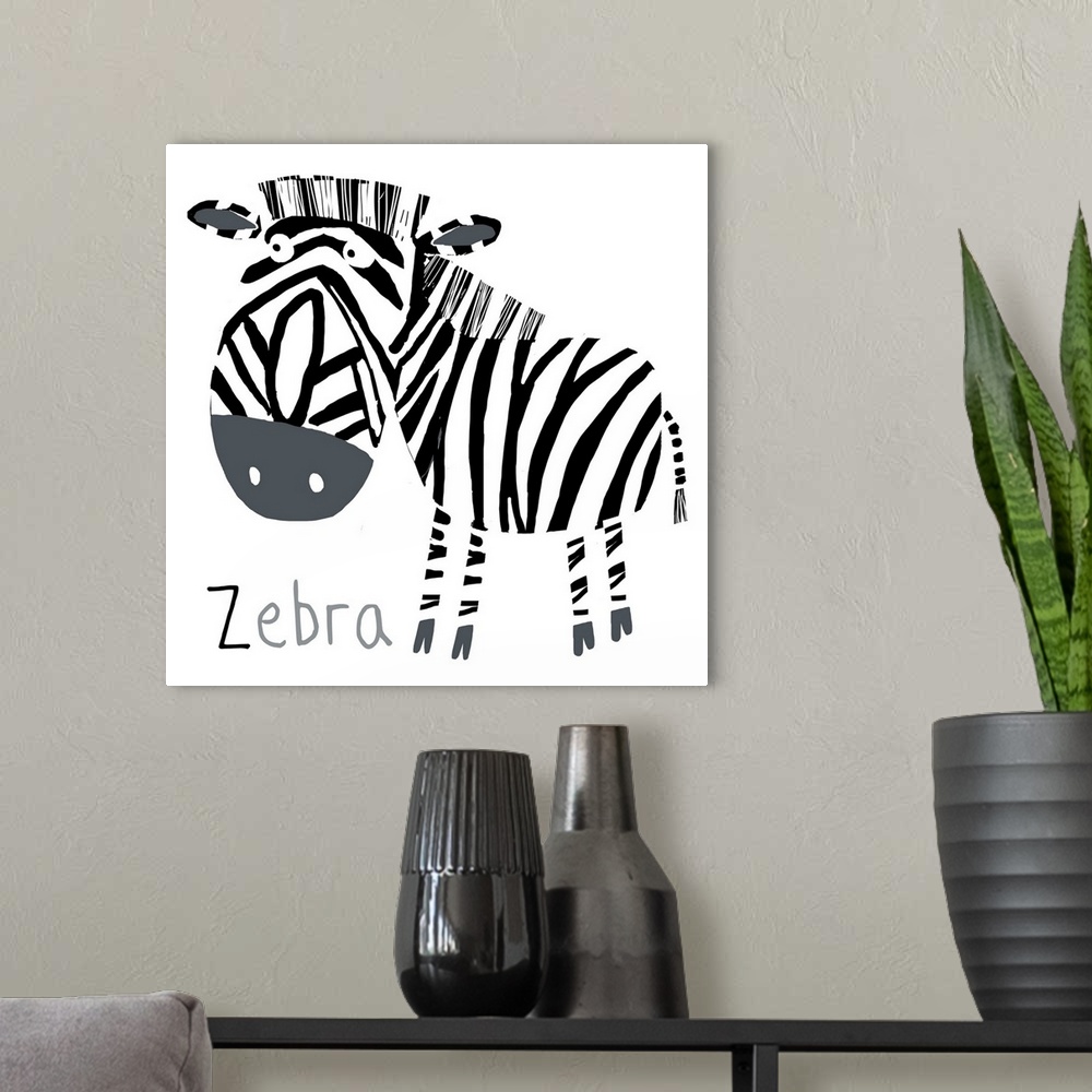 A modern room featuring Z for Zebra
