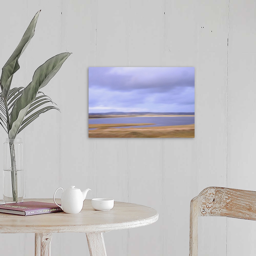 A farmhouse room featuring Artistically blurred photo. Nature reserve Agger Tange, south of the town of Agger at the North S...