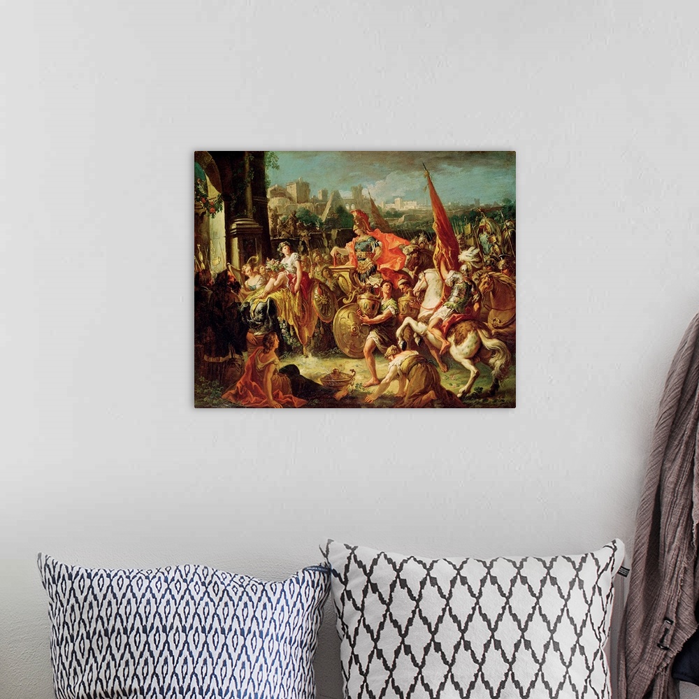 A bohemian room featuring This image is not mine, it appears to be a classical painting.