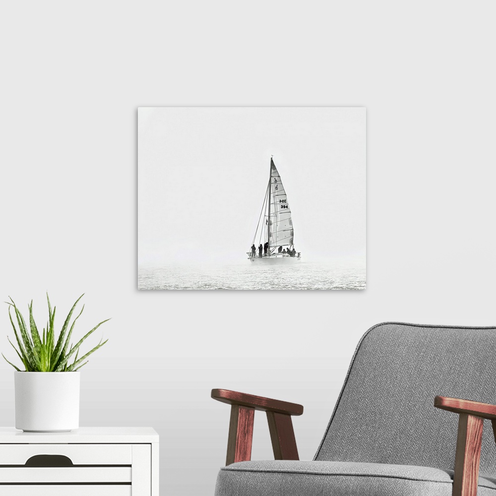 A modern room featuring 112 Boats 7017