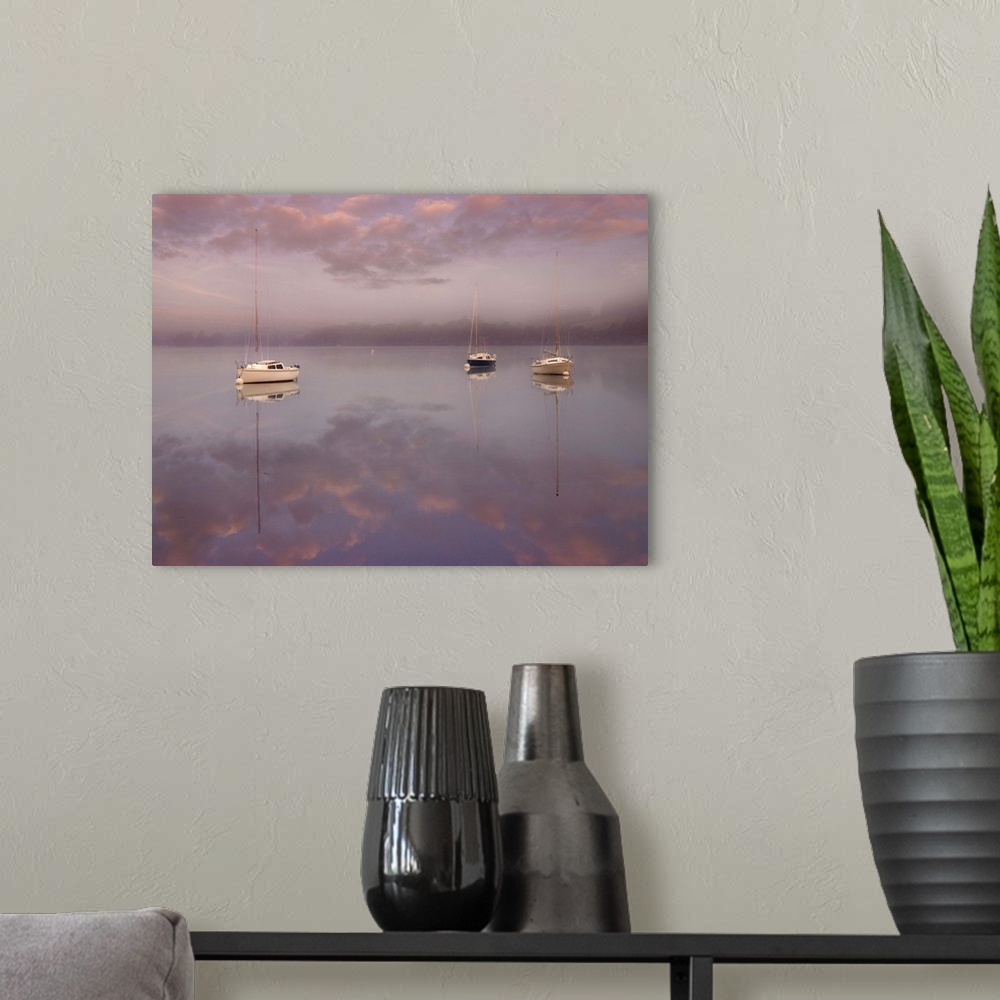 A modern room featuring Dawn Over Ullswater