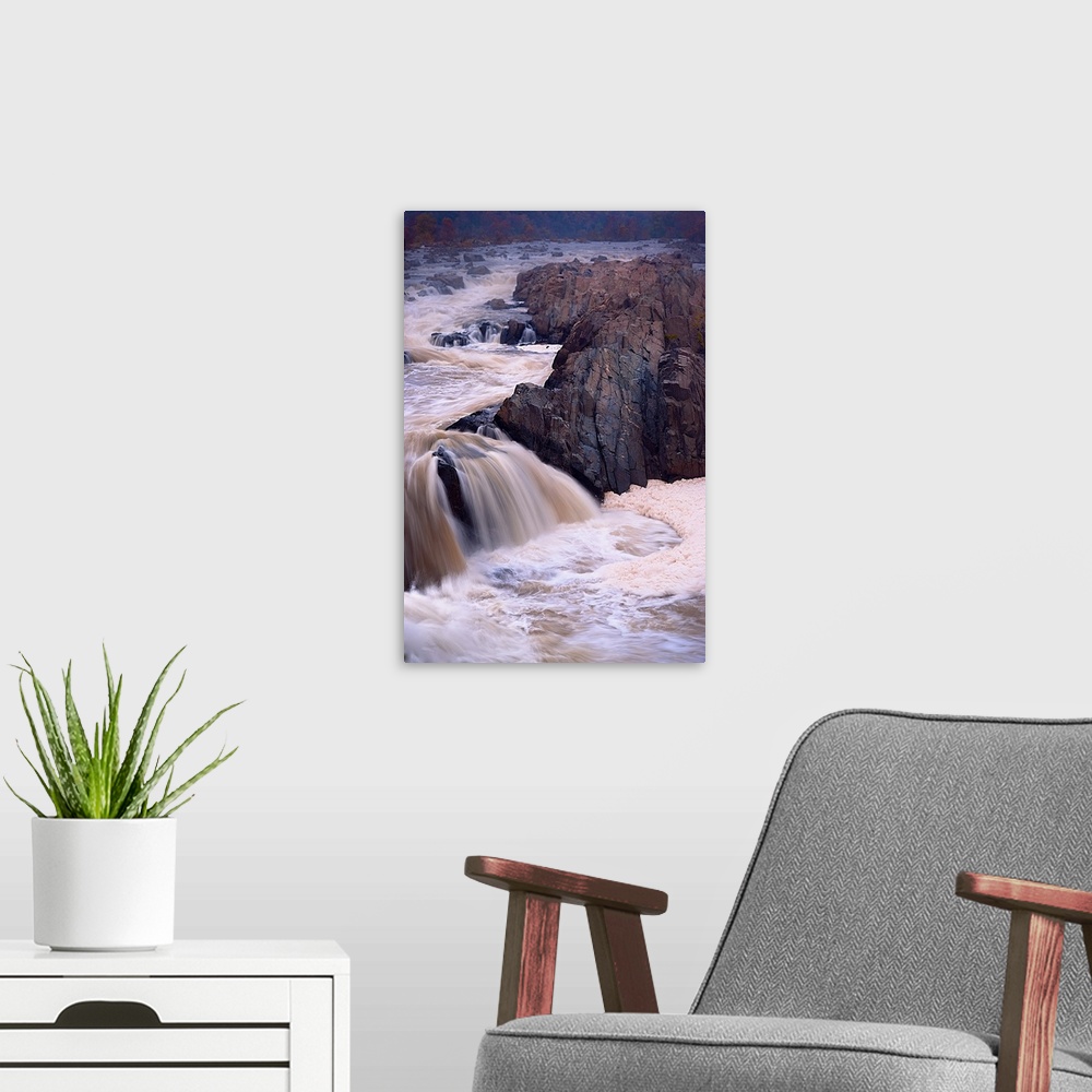 A modern room featuring Great Falls II