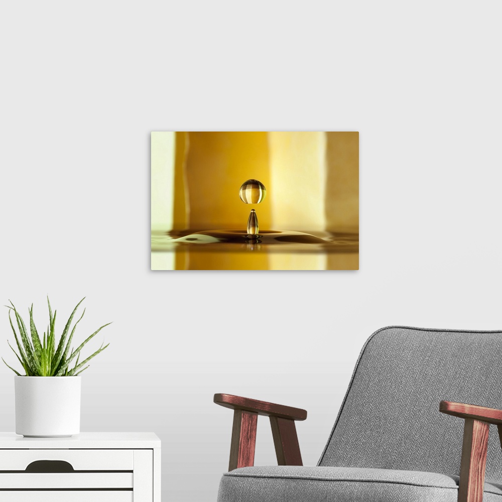 A modern room featuring Honey And Caramel