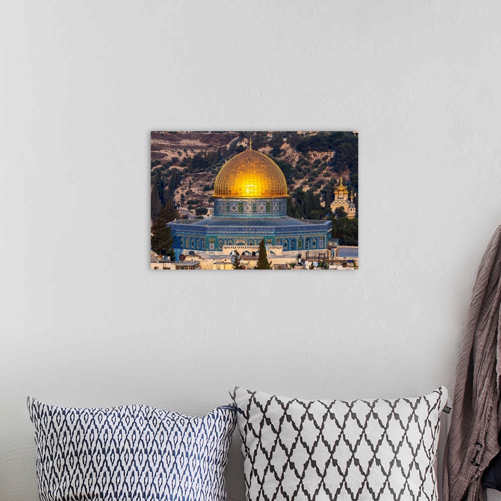 A bohemian room featuring Middle East, Israel, Jerusalem.
