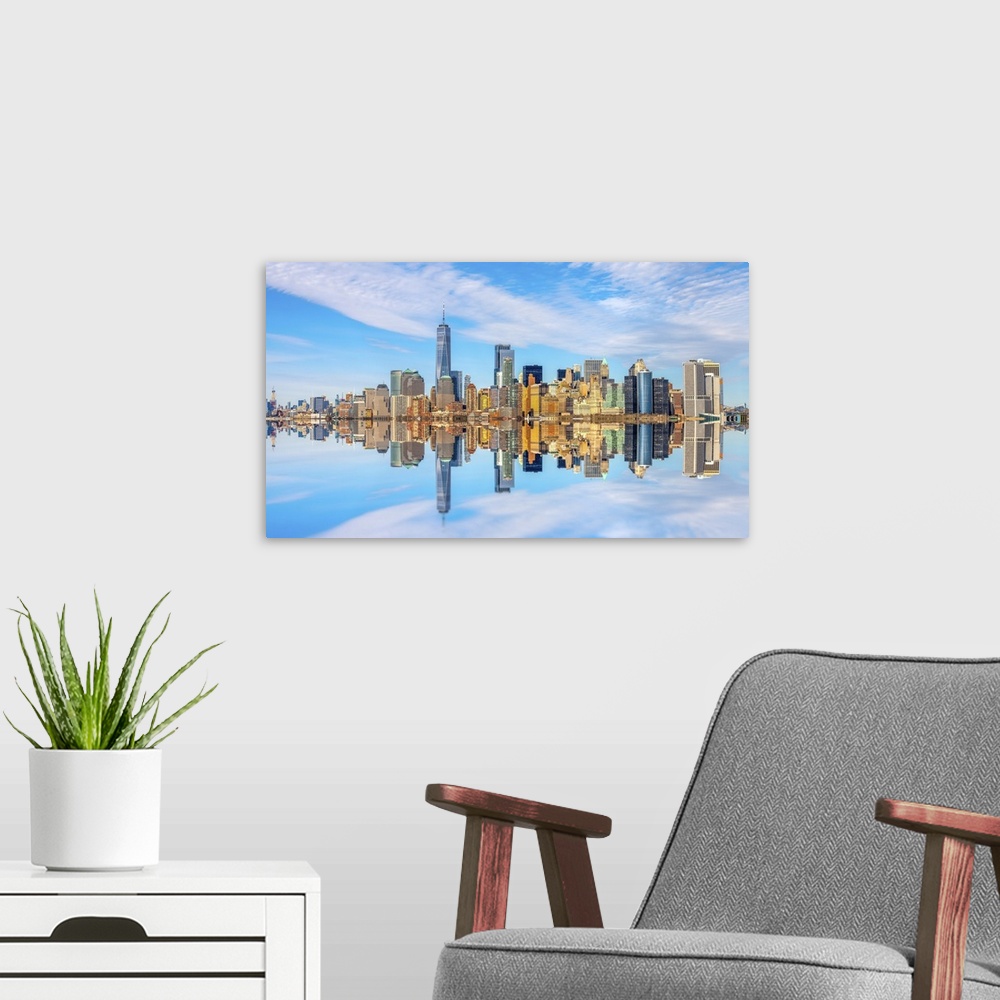 A modern room featuring New York From The Sea
