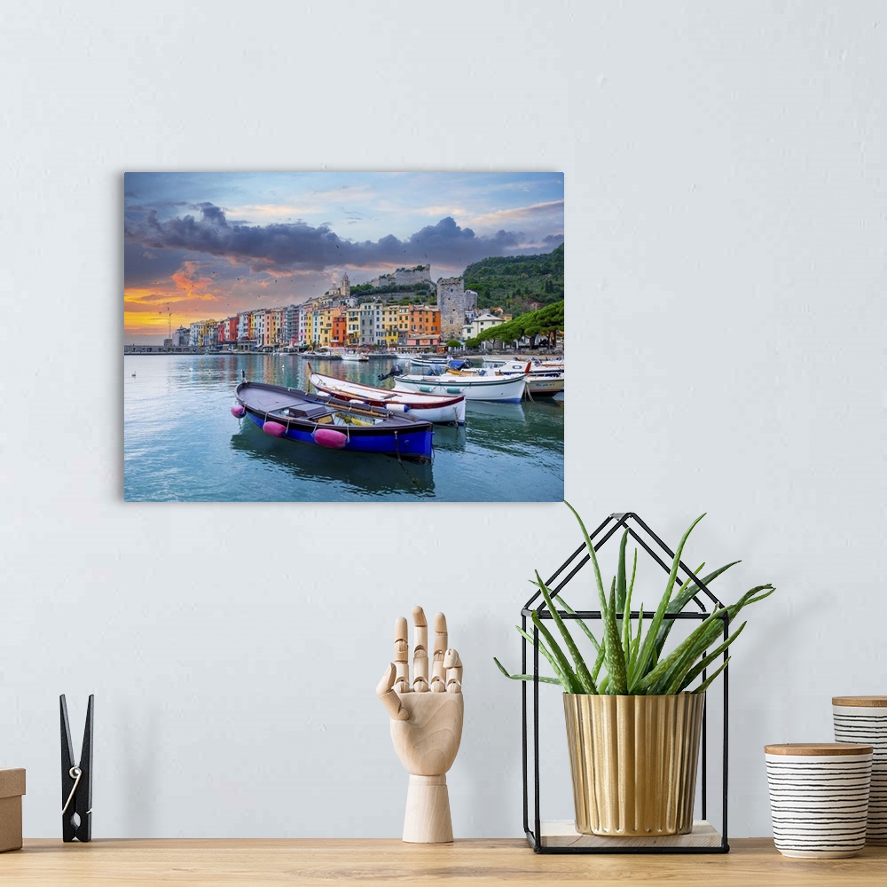 A bohemian room featuring Portovenere is a town in the province of La Spezia in Liguria. The beaches are very well known th...