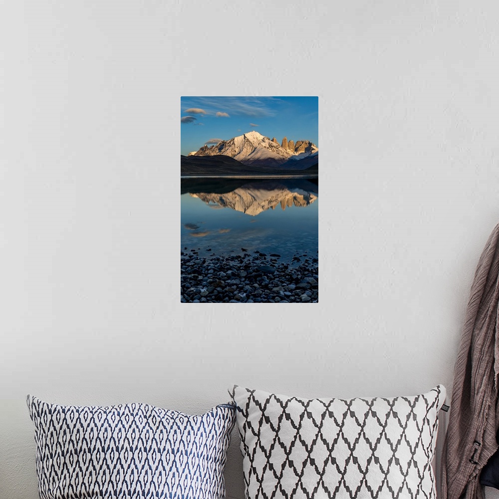 A bohemian room featuring Chile, Patagonia, Torres del Paine National Park, Cordillera Paine, Los Cuernos, Almirante Nieto,...