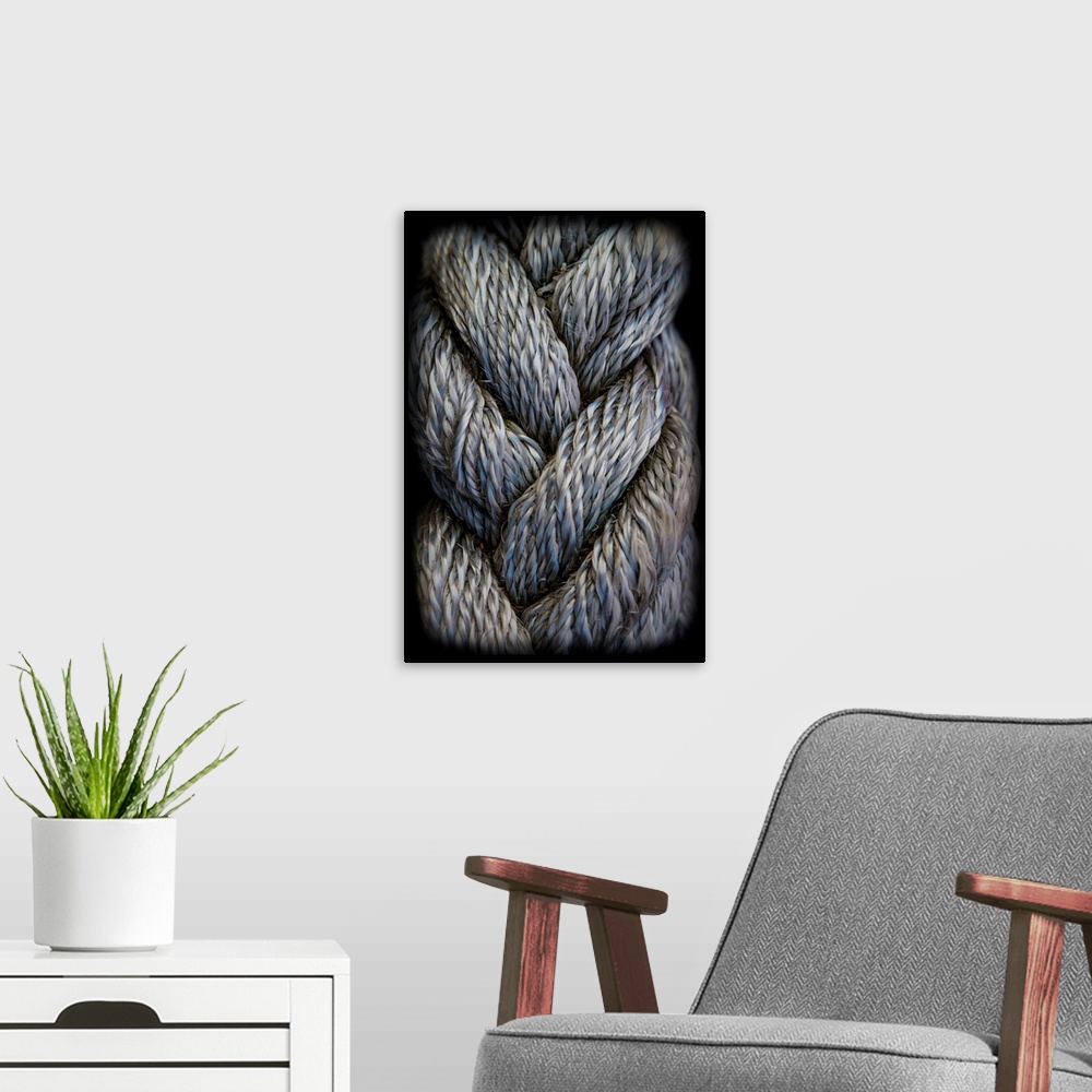 A modern room featuring Rope Trick Black
