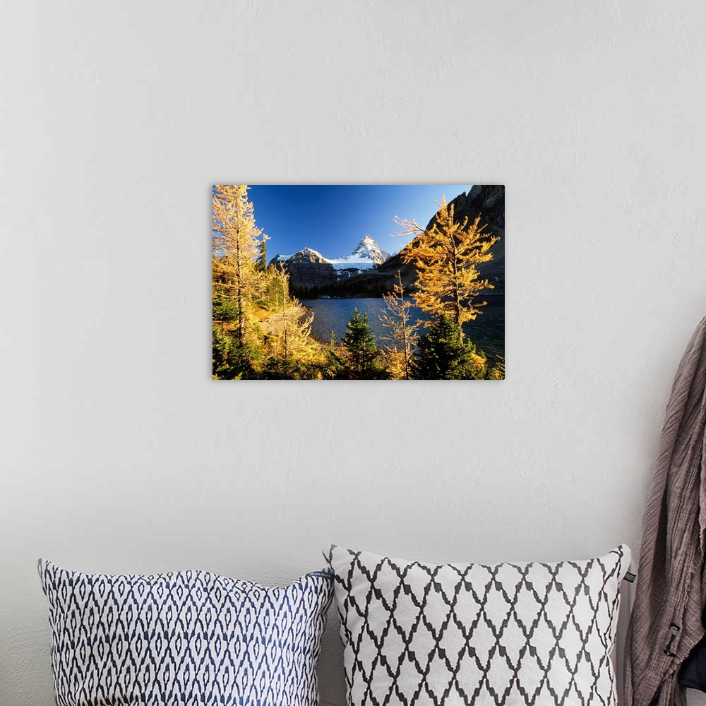 A bohemian room featuring Mount Assiniboine, Mount Assiniboine Provincial Park, British Columbia, Canada