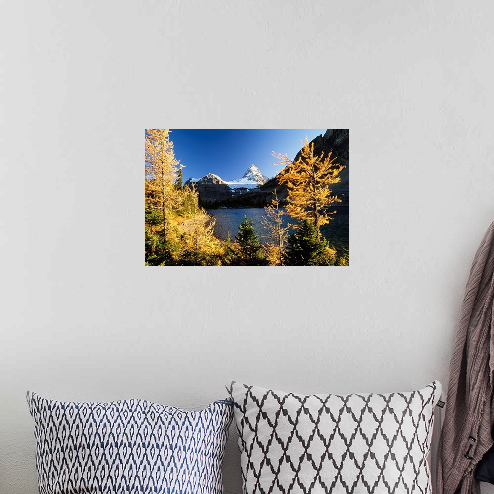 A bohemian room featuring Mount Assiniboine, Mount Assiniboine Provincial Park, British Columbia, Canada