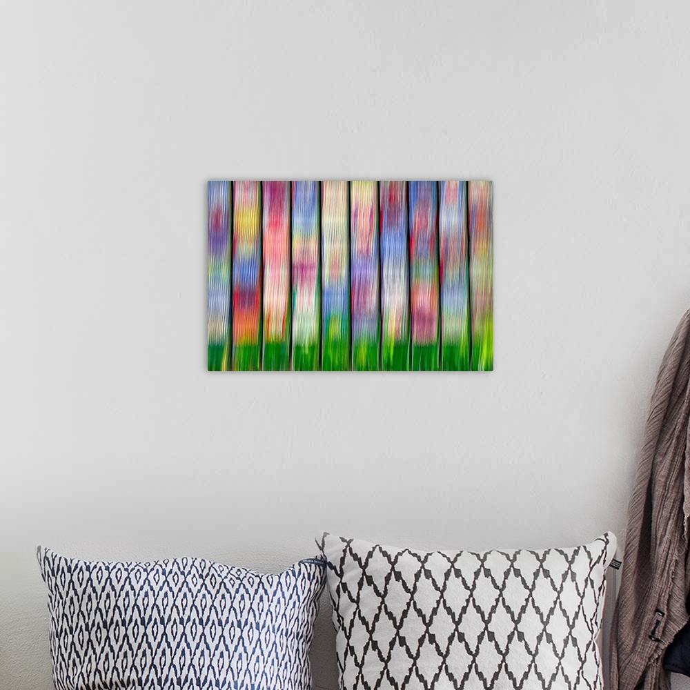 A bohemian room featuring Stained Glass Abstract