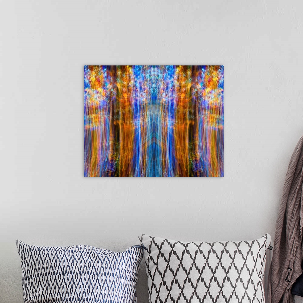 A bohemian room featuring Stained Glass Abstract