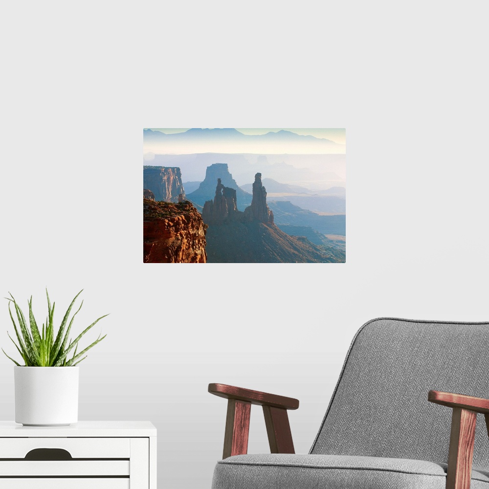 A modern room featuring Canyonlands National Park, UTah